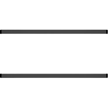 Multibrackets M monteringskomponent - för platt panel - epoxysvart