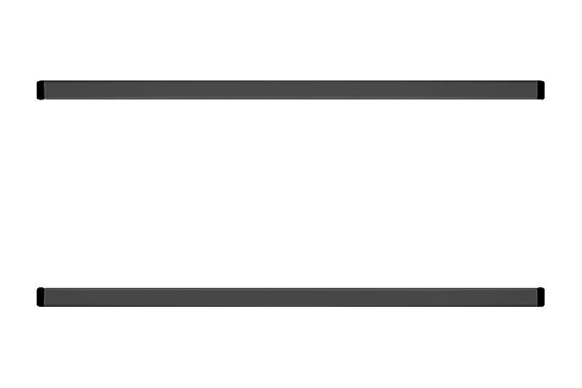 Multibrackets M monteringskomponent - för platt panel - epoxysvart