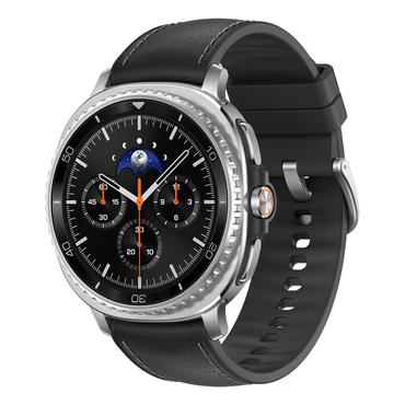 Samsung Galaxy Watch 8 Classic 3,3 cm (1.3") AMOLED 46 mm Digital 438 x 438 pixel Berøringsskærm Sølv Wi-Fi GPS (satellit)