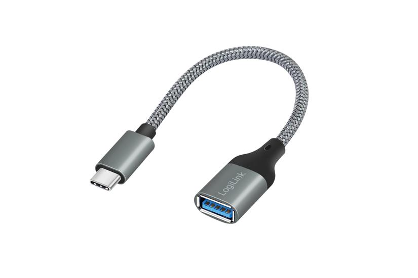 KAB Adapter USB-C > USB-A (ST-BU) 0,15m Dark Grey LogiLink