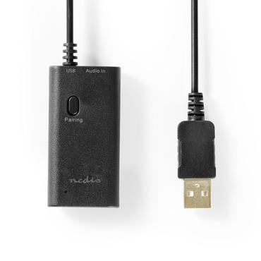 Nedis BTTR050BK trådløs lydsender AUX + USB 10 m Sort