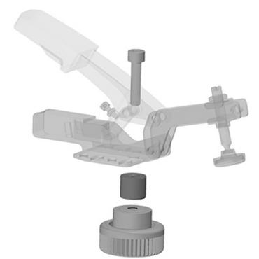 BESSEY STC-IHH25-T20 klemme Fastsp&aelig;ndingss&aelig;t 3,5 cm Sort, R&oslash;d, St&aring;l