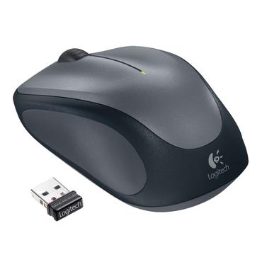 Logitech M235 - 2nd Generation - mus - 2.4 GHz - grå