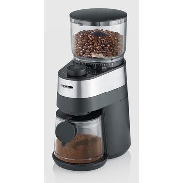Severin KM 3880 kaffemølle 140 W Sort, Rustfrit stål