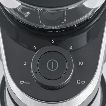 Severin KM 3880 kaffemølle 140 W Sort, Rustfrit stål