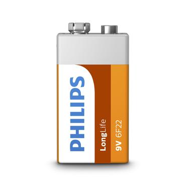 Philips LongLife Batteri 6F22L1B/10