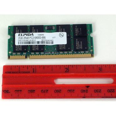 HP - DDR2 - modul - 2 GB - SO DIMM 200-PIN - 800 MHz / PC2-6400 - ikke bufferet