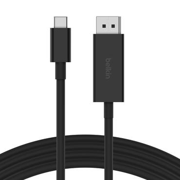 Belkin CONNECT - videoadapterkabel - 24 pin USB-C till DisplayPort - 2 m
