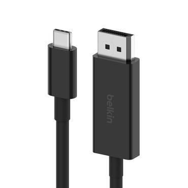 Belkin CONNECT - videoadapterkabel - 24 pin USB-C till DisplayPort - 2 m
