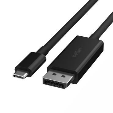 Belkin CONNECT - videoadapterkabel - 24 pin USB-C till DisplayPort - 2 m