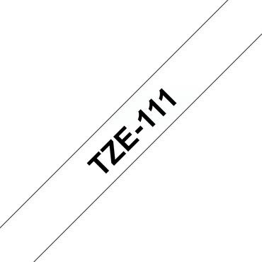 Brother TZe-111 - bandlaminat - 1 kassett(er) - Rulle (0,6 cm x 8 m)