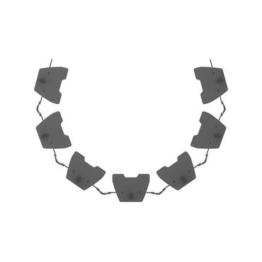 Multibrackets M Pro Series MBFMC7X1UXL st&auml;ll - f&ouml;r 7x1 videov&auml;gg - svart