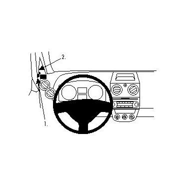 Brodit ProClip Left mount - montering för mobiltelefon