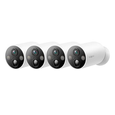 TP-Link Tapo C425 4-Pack Kugle (form) IP-sikkerhedskamera Udendørs 2560 x 1440 pixel Loft/væg