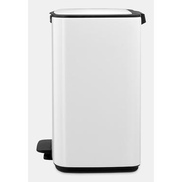 Brabantia Bo Pedal Bin 12 L Rektangulær Stål Hvid