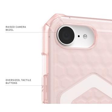UAG Urban Armor Gear Essential Armor MagSafe Case rose (transparent) für iPhone 16e