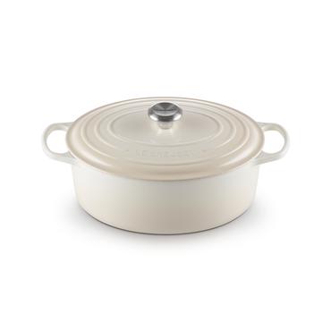 Le Creuset Signature Roaster oval 31cm meringue (21178317164430)