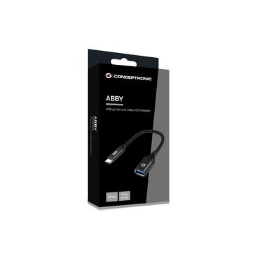 CONCEPTRONIC Adapter USB-C -> USB-A 3.0 OTG 10Gb/s schwarz