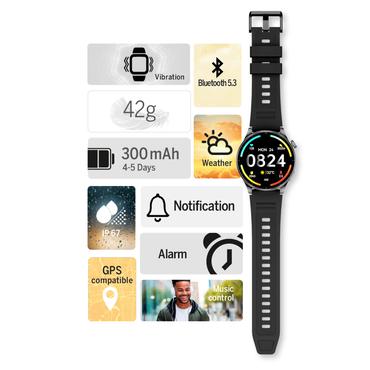 Beafon 301 3,68 cm (1.45") Sort GPS (satellit)