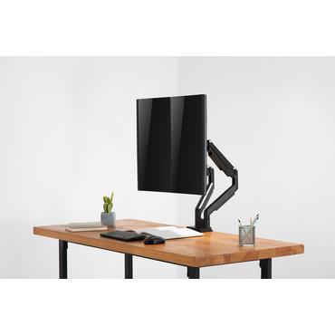 DIGITUS DA-90395 st&auml;ll - justerbara dubbla armar - f&ouml;r 2 LCD-bildsk&auml;rmar - mattsvart