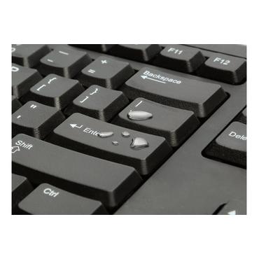 Kensington ValuKeyboard - tastatur - spansk - sort Indgangsudstyr