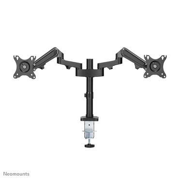Neomounts DS70-750BL2 monteringssats - justerbar dubbel arm med fullt r&ouml;relseomr&aring;de - f&ouml;r 2 LCD-bildsk&auml;rmar - svart