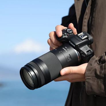 Canon RF 75-300 mm F4-5.6 Cropped frame(APS-C) camera Zoomlinse Sort