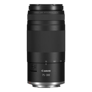 Canon RF 75-300 mm F4-5.6 Cropped frame(APS-C) camera Zoomlinse Sort