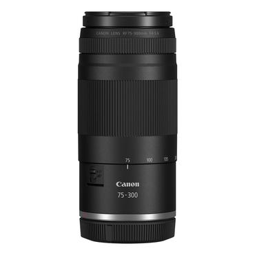 Canon RF 75-300 mm F4-5.6 Cropped frame(APS-C) camera Zoomlinse Sort
