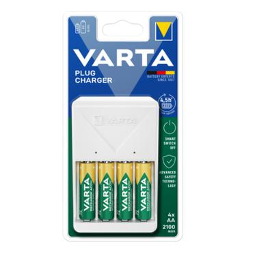 Varta Easy Charger batterioplader - med batteri - 4 x AA type - NiMH - Europlug