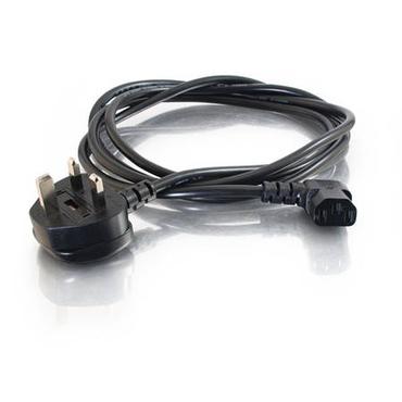 C2G Universal Power Cord - strömkabel - BS 1363 till power IEC 60320 C13 - 2 m
