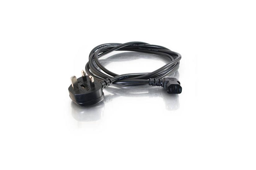 C2G Universal Power Cord - strömkabel - BS 1363 till power IEC 60320 C13 - 2 m