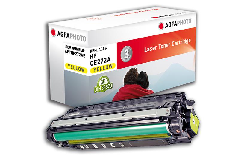 AgfaPhoto - gul - kompatibel - tonerpatron (alternativ til: HP 650A, HP CE272A)