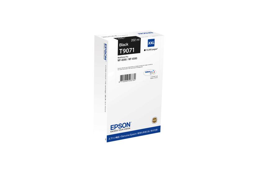 Epson T9071 - XXL-storlek - svart - original - bl&auml;ckpatron
