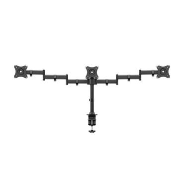 Multibrackets M Deskmount Basic Triple monteringssats - f&ouml;r 3 LCD-bildsk&auml;rmar - svart