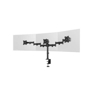 Multibrackets M Deskmount Basic Triple monteringssats - f&ouml;r 3 LCD-bildsk&auml;rmar - svart