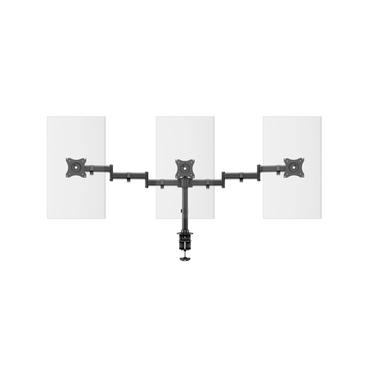 Multibrackets M Deskmount Basic Triple monteringssats - f&ouml;r 3 LCD-bildsk&auml;rmar - svart