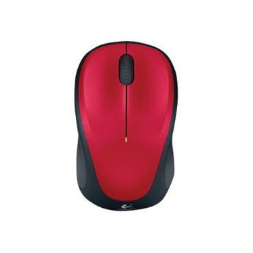 Logitech M235 - mus - 2.4 GHz - rød