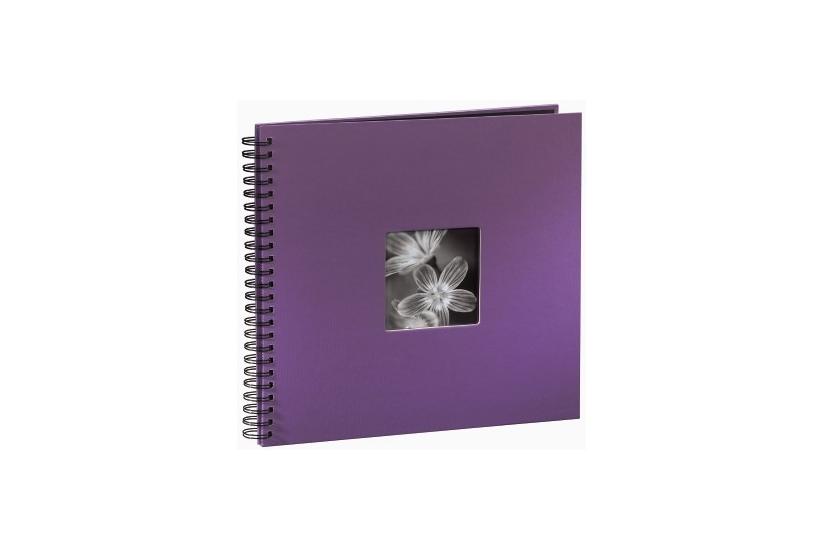 Hama "Fine Art" Spiral Album, purple, 34x32/50 fotoalbum og arkbeskyttelse Lilla 10 x 15, 13 x 18
