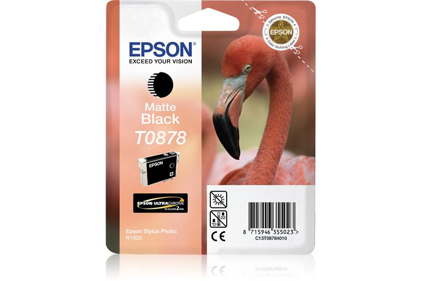 Epson T0878 - mattsvart - original - bl&auml;ckpatron