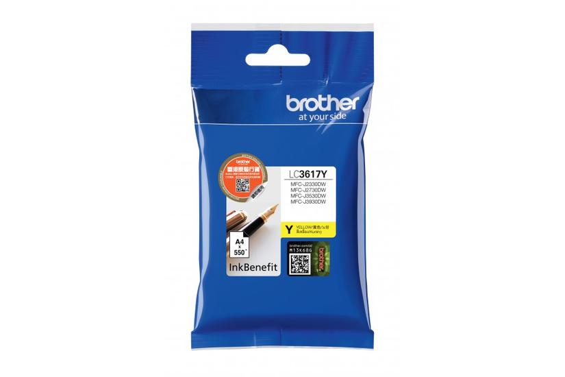 Brother LC3617Y - gul - original - bl&auml;ckpatron