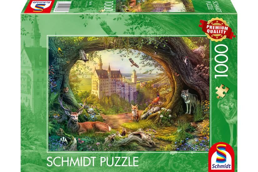 Schmidt Spiele 58878 puslespil 1000 stk Dyr og planter