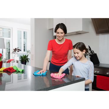 Vileda 148394 reng&oslash;ringsklud Mikrofiber, Polyamid, Polyester Flerfarvet 8 stk