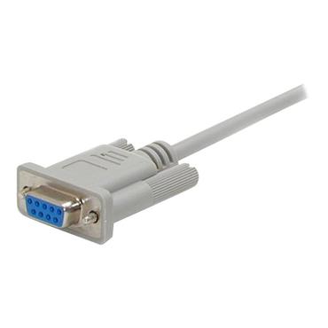 StarTech.com 10 ft Cross Wired DB9 to DB25 Serial Null Modem Cable