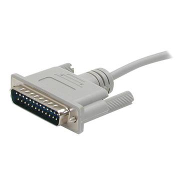 StarTech.com 10 ft Cross Wired DB9 to DB25 Serial Null Modem Cable