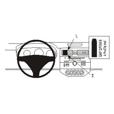 Brodit ProClip Center mount - montering för mobiltelefon