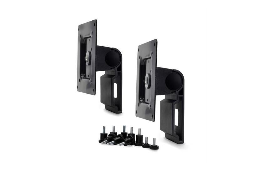 Ergotron Dual Monitor Tilt Pivot Kit monteringssats - f&ouml;r 2 monitorer - svart