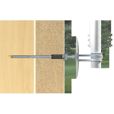 Fischer 512173 skrueanker og v&aelig;gudtag 2 stk Skrue og v&aelig;gstiks&aelig;t 70 mm