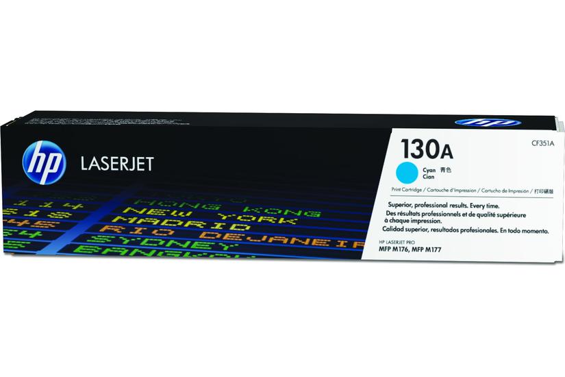 HP 130A - cyan - original - LaserJet - tonerkassett (CF351A)