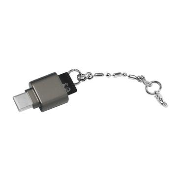 LogiLink USB-C to microSD Card reader as a key chain - kortl&auml;sare - USB-C